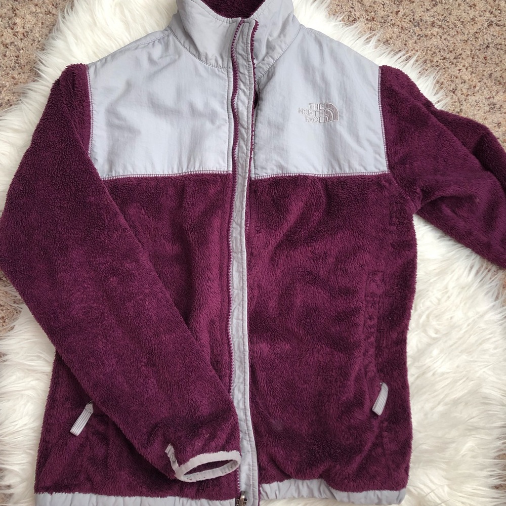The North Face Girls fleece jacket- size Large